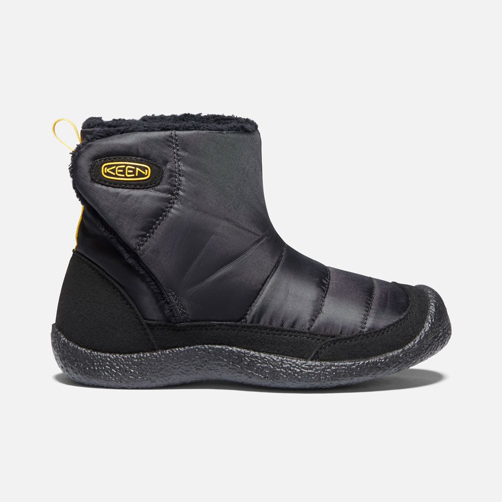 Botas Marca Keen Mexico Negros/Amarillos - Niños Howser Ii Boots - NV3641207